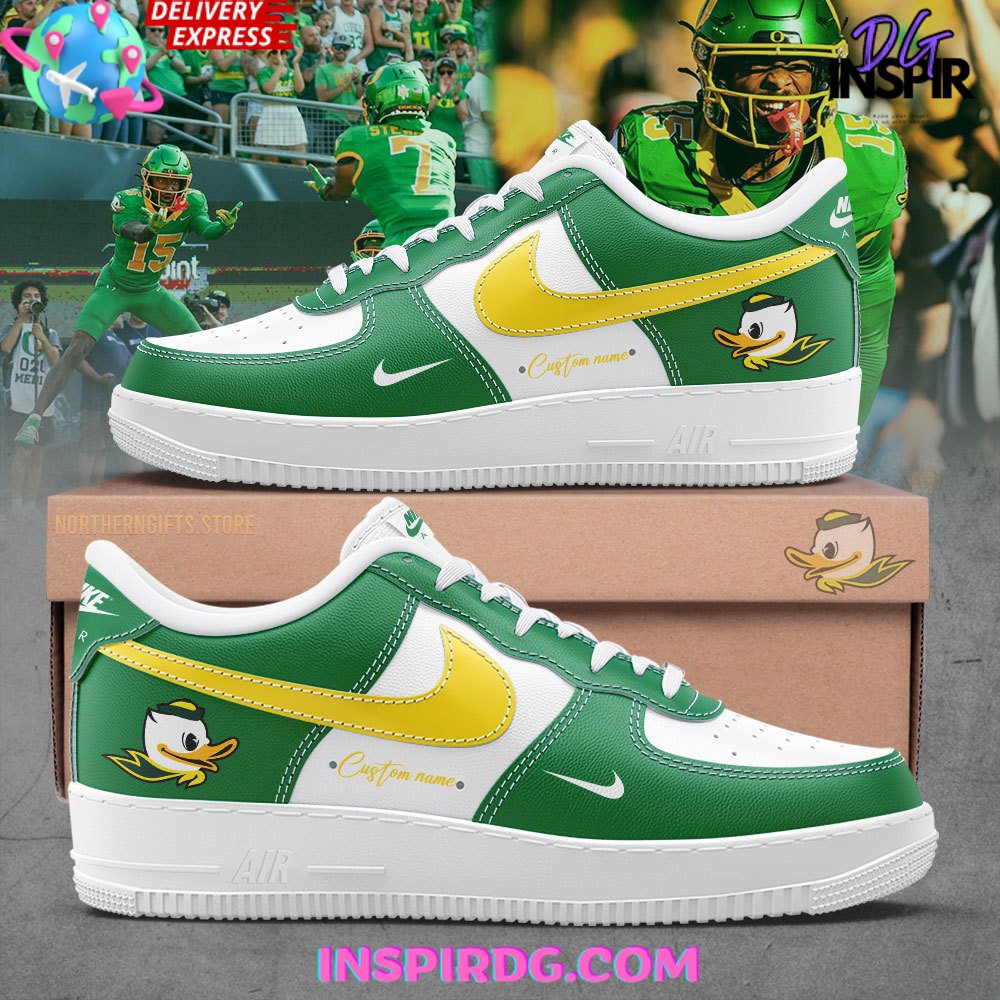 JWFancy Oregon Ducks Air Low-Top Sneakers Shoes For Men And Women