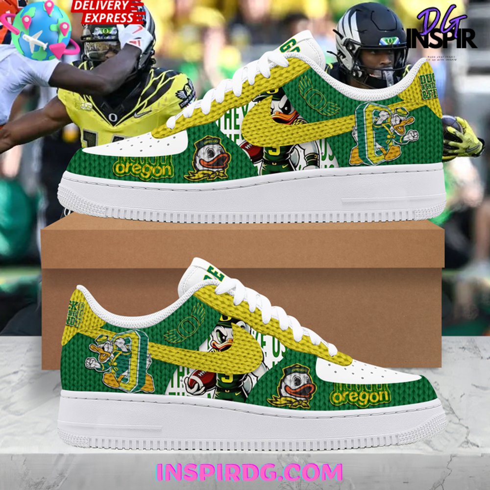 JWFancy Oregon Ducks Air Low-Top Sneakers Shoes For Men And Women