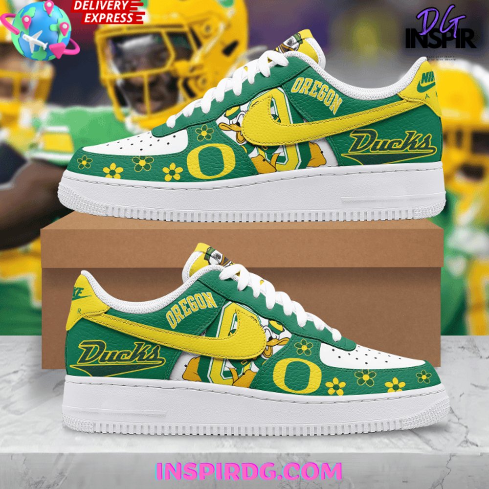 JWFancy Oregon Ducks Air Low-Top Sneakers Shoes For Men And Women