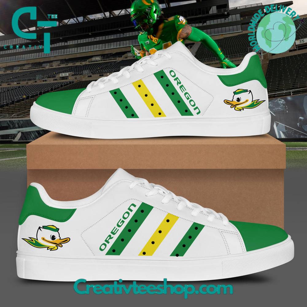 JWFancy Oregon Ducks Skate Stan Shoes Sneakes For Men And Women