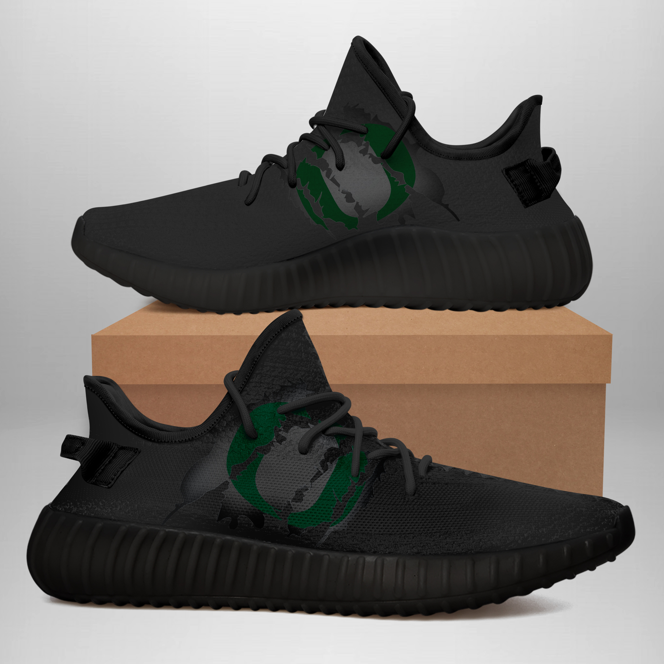 JWFancy Oregon Ducks Yeezy Boost Shoes For Men And Women