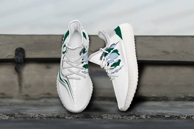 JWFancy Oregon Ducks Yeezy Boost Shoes For Men And Women