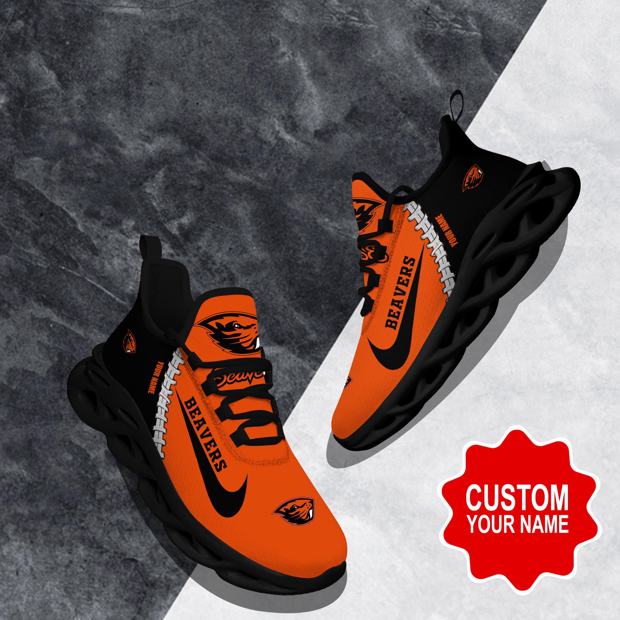 JWFancy Oregon State Beavers Max Soul Shoes Sneakers For Men And Women