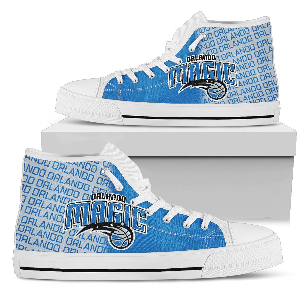 JWFancy Orlando Magic High Top Canvas Sneakers Shoes For Men And Women