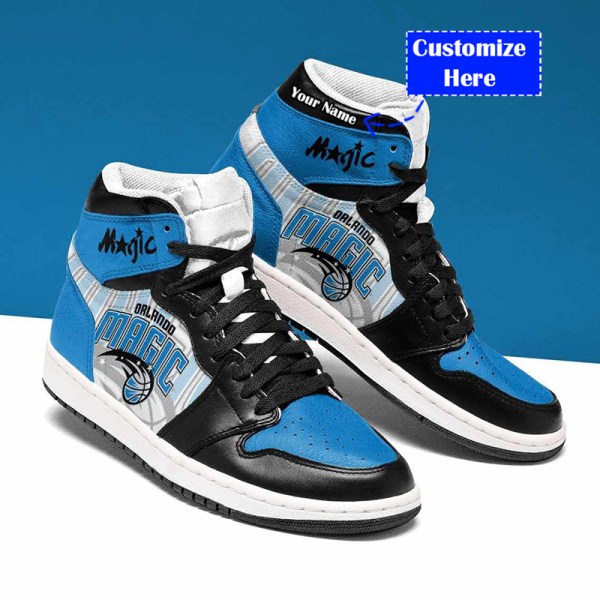 JWFancy Orlando Magic NBA AJ1 High Sneakers Shoes For Men And Women