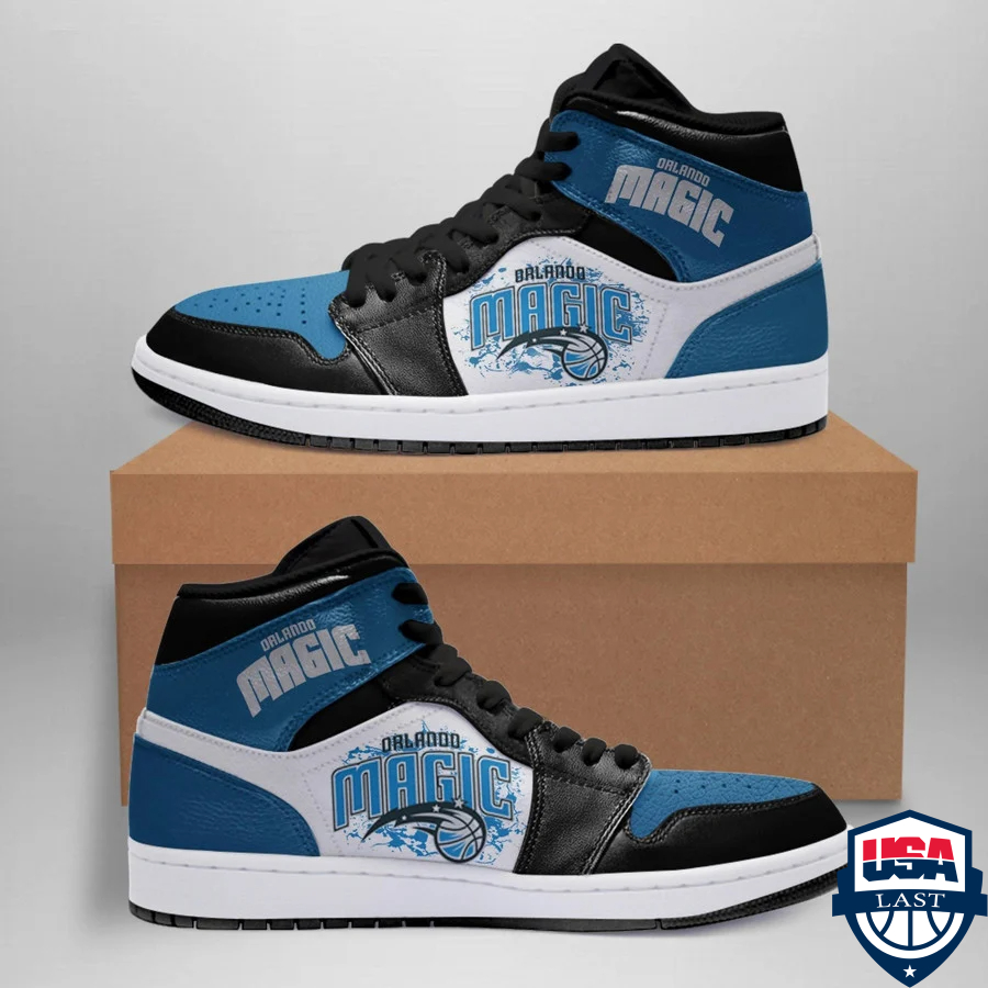 JWFancy Orlando Magic NBA AJ1 High Sneakers Shoes For Men And Women