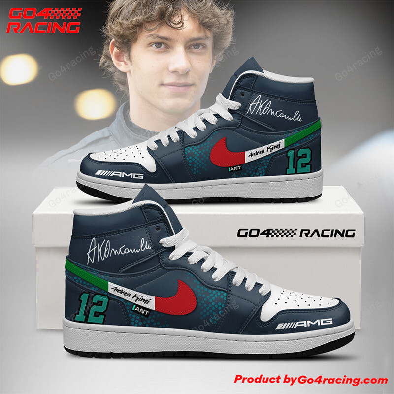 JWFancy Oscar Piastri - Mclaren AJ1 High Sneakers Shoes For Men And Women
