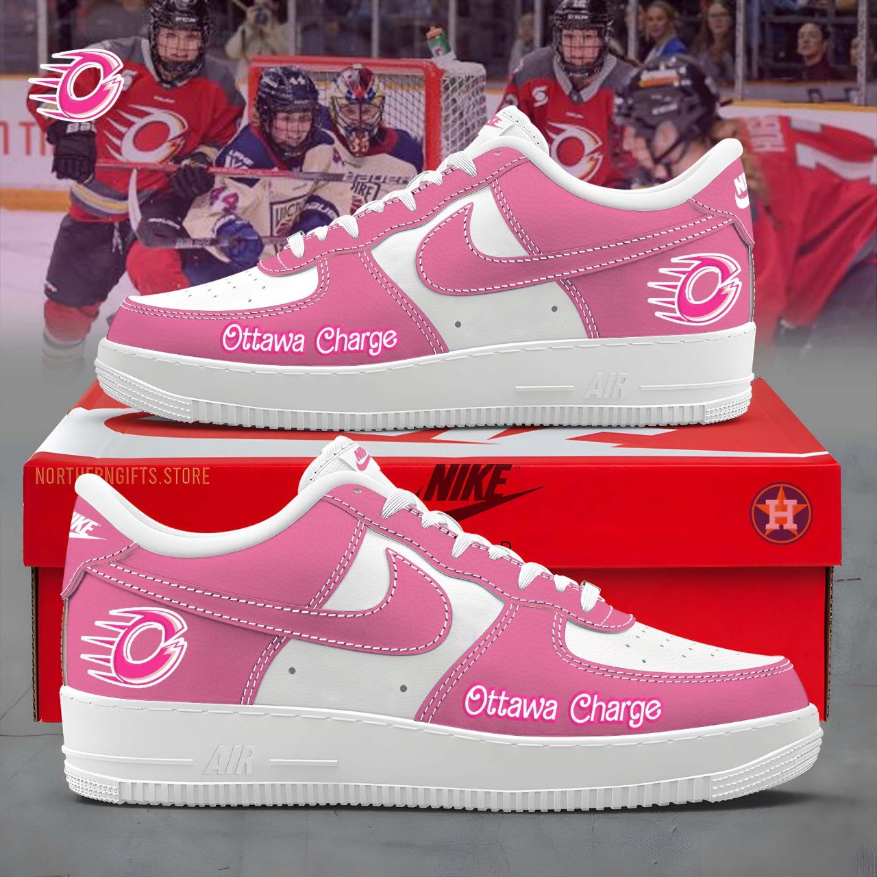 JWFancy Ottawa Charge Air Low-Top Sneakers Shoes For Men And Women