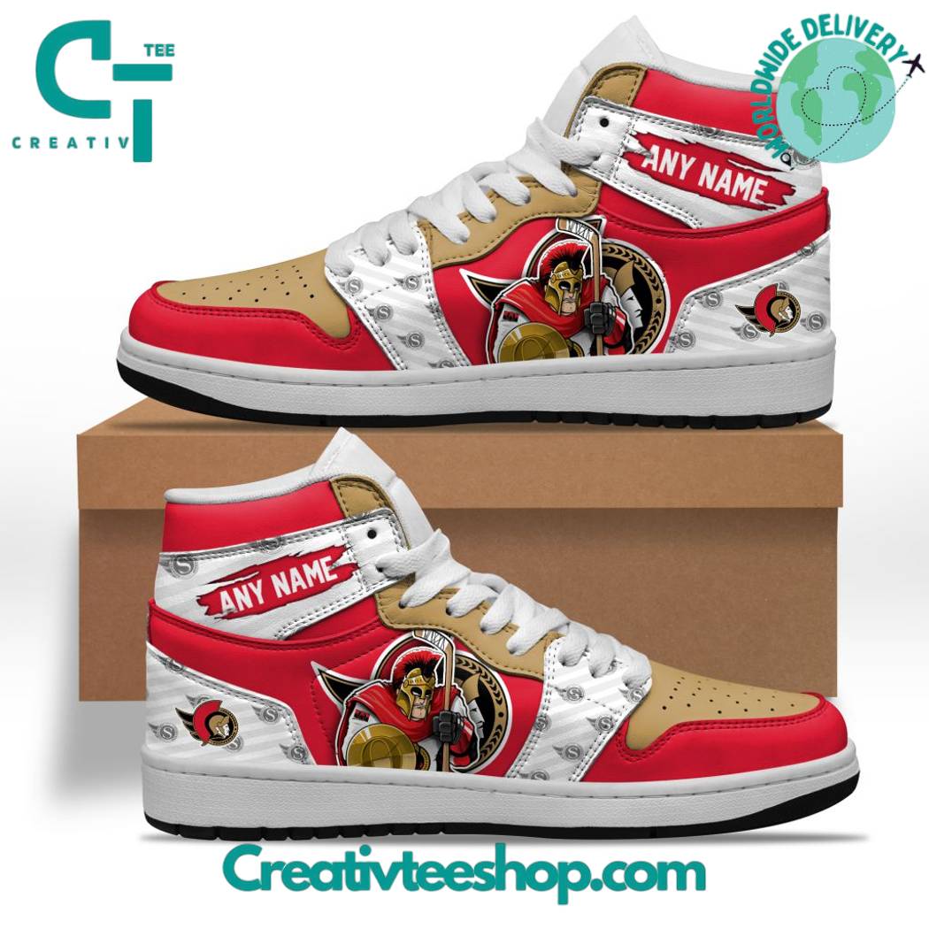 JWFancy Ottawa Senators AJ1 High Sneakers Shoes For Men And Women