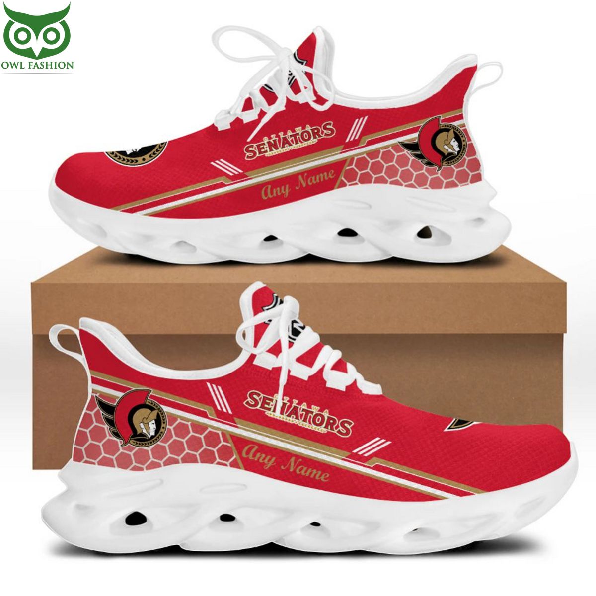 JWFancy Ottawa Senators Max Soul Shoes Sneakers For Men And Women