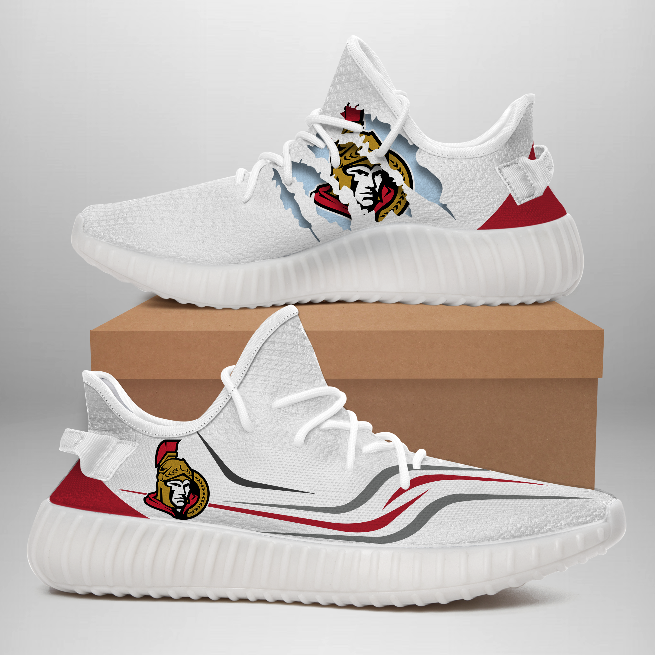 JWFancy Ottawa Senators Yeezy Boost Shoes For Men And Women