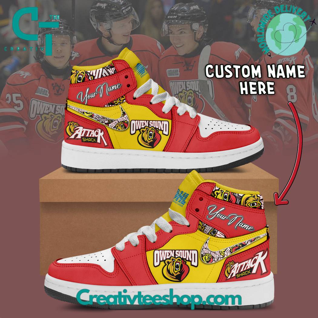 JWFancy Owen Sound Attack AJ1 High Sneakers Shoes For Men And Women
