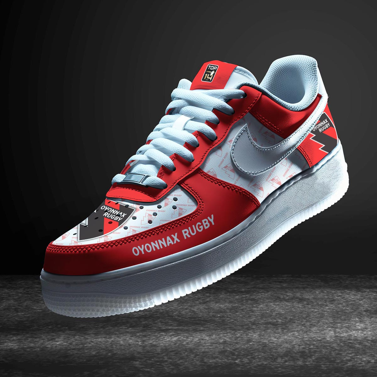 JWFancy Oyonnax Rugby Air Low-Top Sneakers Shoes For Men And Women