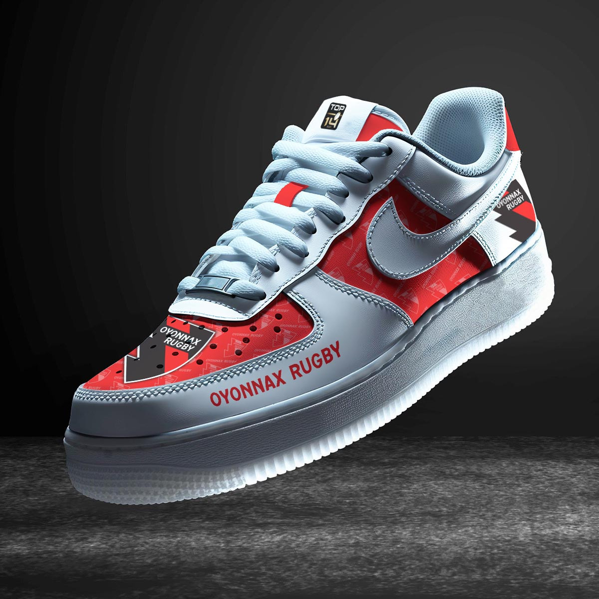 JWFancy Oyonnax Rugby Air Low-Top Sneakers Shoes For Men And Women