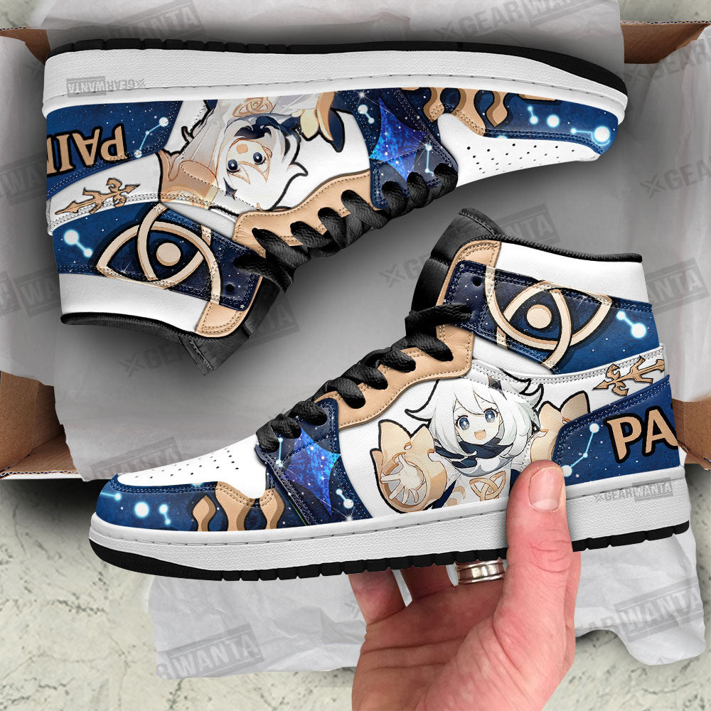 JWFancy Paimon Genshin Impact AJ1 High Sneakers Shoes For Men And Women