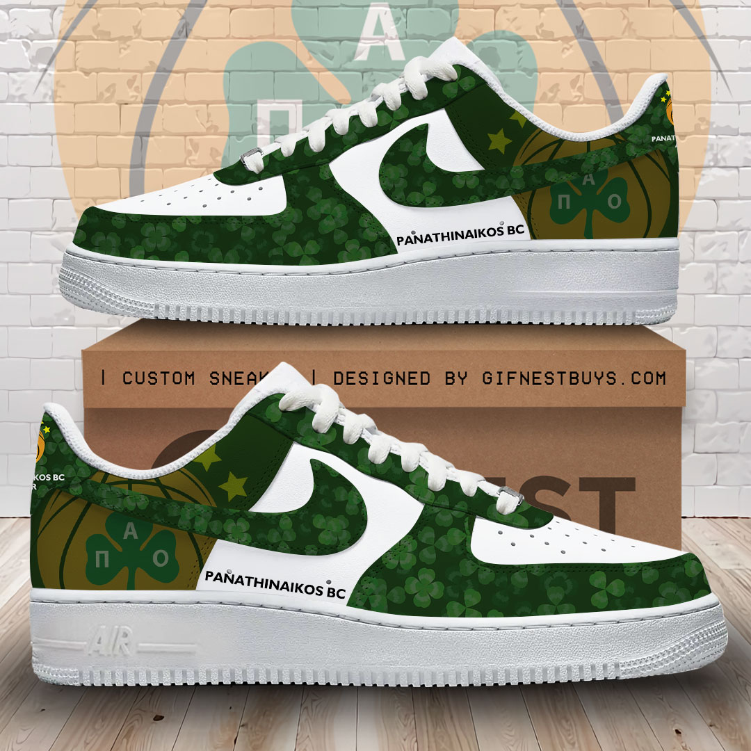 JWFancy Panathinaikos B.C. Air Low-Top Sneakers Shoes For Men And Women