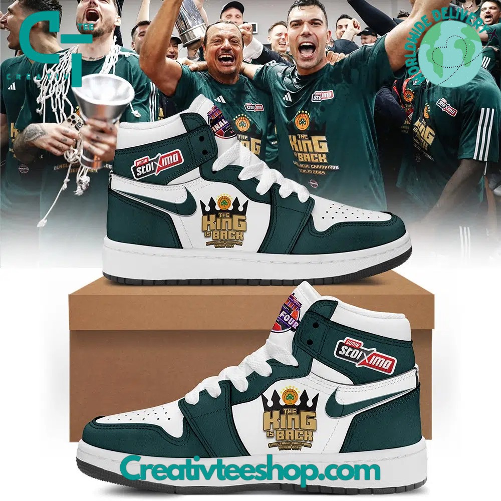 JWFancy Panathinaikos BC AJ1 High Sneakers Shoes For Men And Women