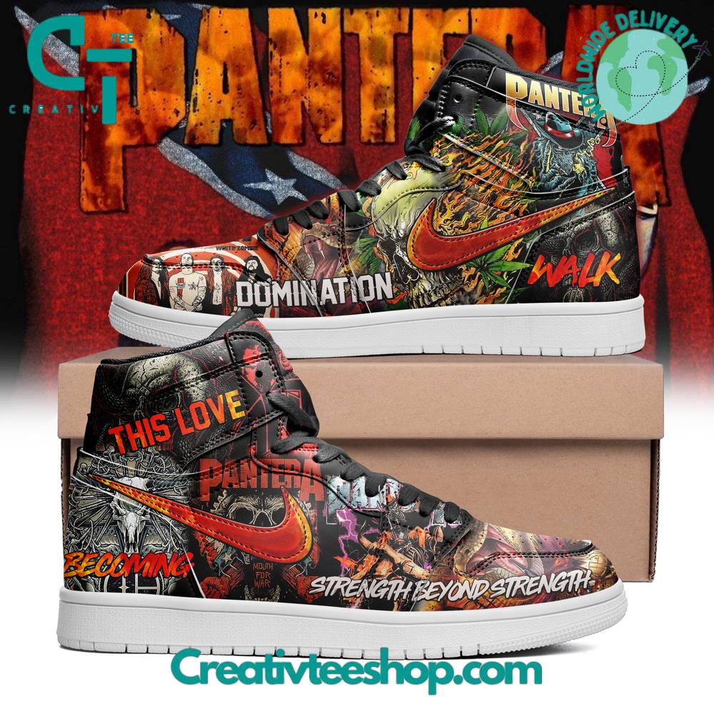 JWFancy Pantera AJ1 High Sneakers Shoes For Men And Women