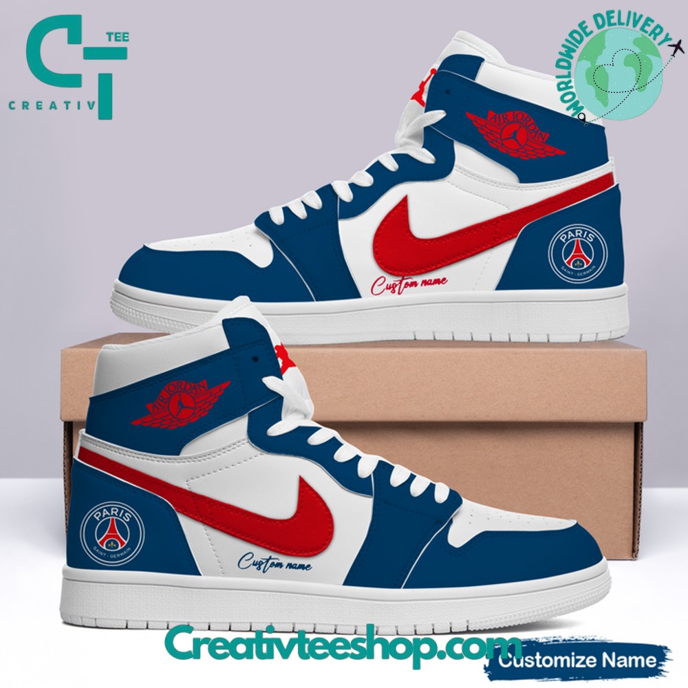 JWFancy Paris Saint Germain AJ1 High Sneakers Shoes For Men And Women