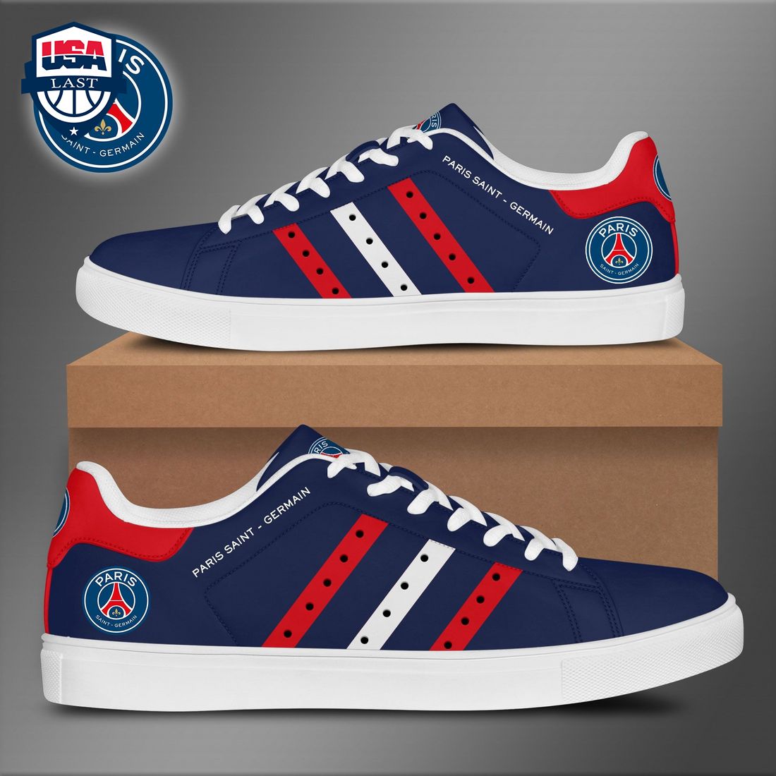 JWFancy Paris Saint-Germain FC Skate Stan Shoes Sneakes For Men And Women