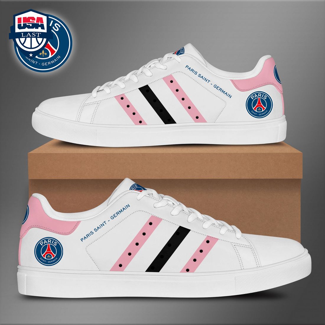 JWFancy Paris Saint-Germain FC Skate Stan Shoes Sneakes For Men And Women