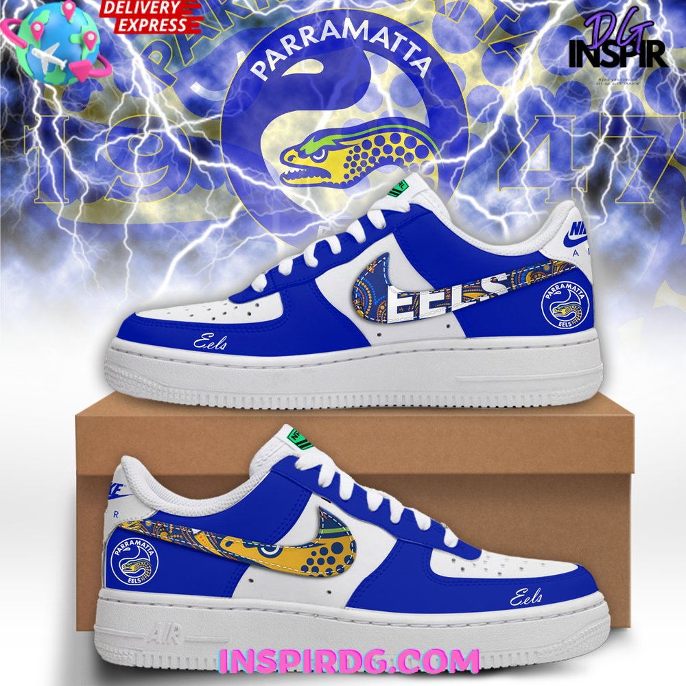 JWFancy Parramatta Eels Air Low-Top Sneakers Shoes For Men And Women