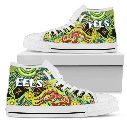 JWFancy Parramatta Eels High Top Canvas Sneakers Shoes For Men And Women
