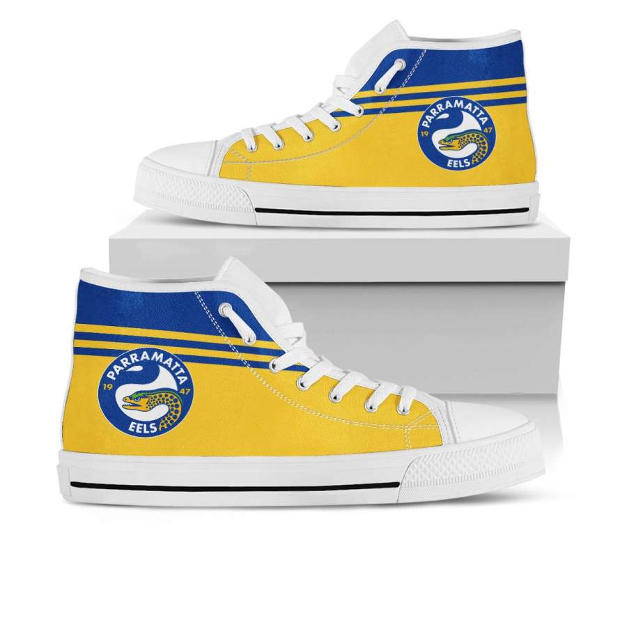 JWFancy Parramatta Eels High Top Canvas Sneakers Shoes For Men And Women