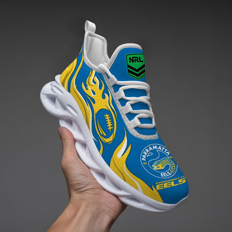 JWFancy Parramatta Eels Max Soul Shoes Sneakers For Men And Women
