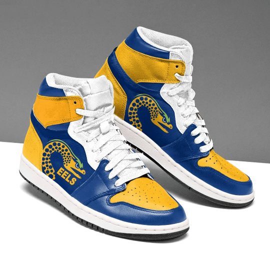 JWFancy Parramatta Eels NRL AJ1 High Sneakers Shoes For Men And Women