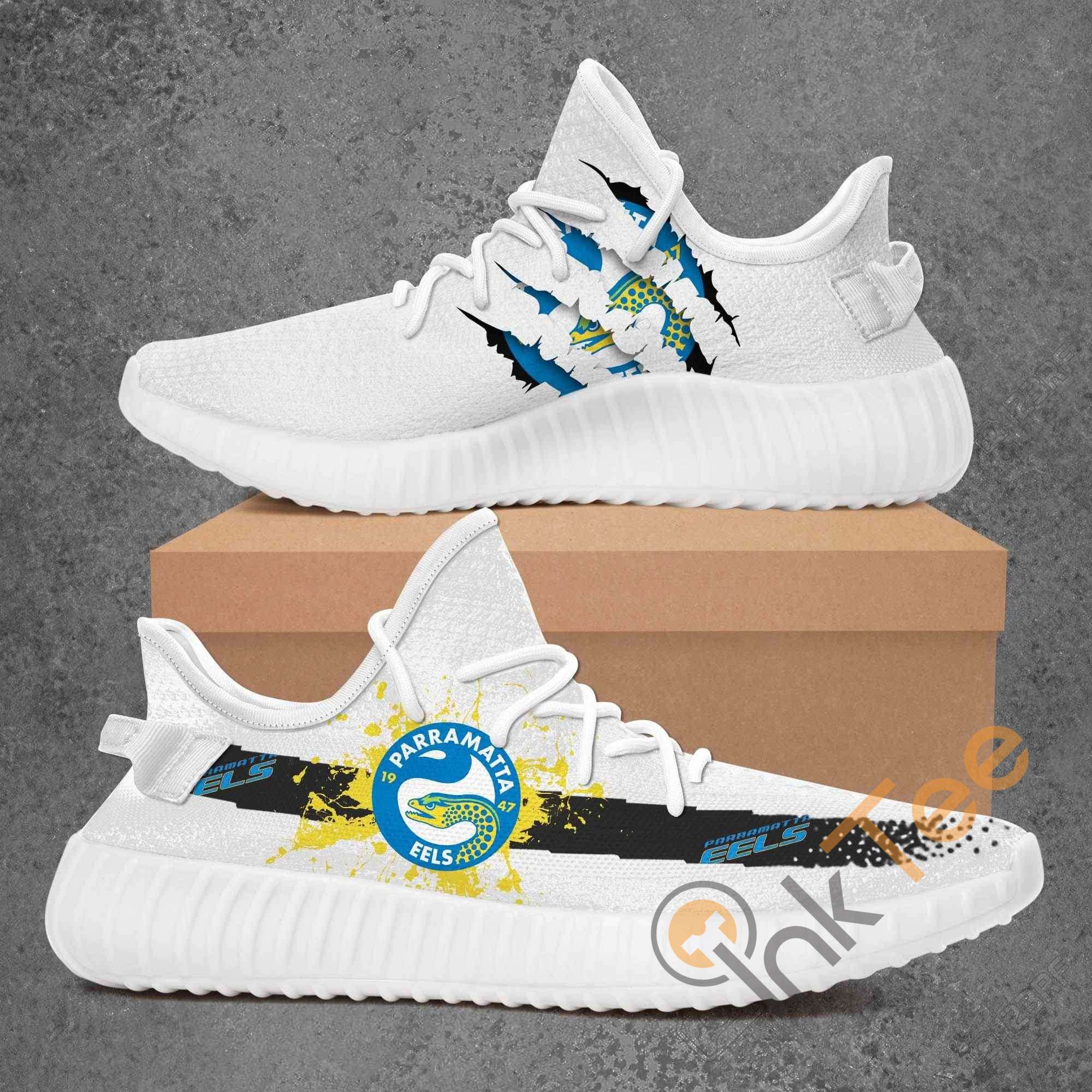 JWFancy Parramatta Eels Yeezy Boost Shoes For Men And Women