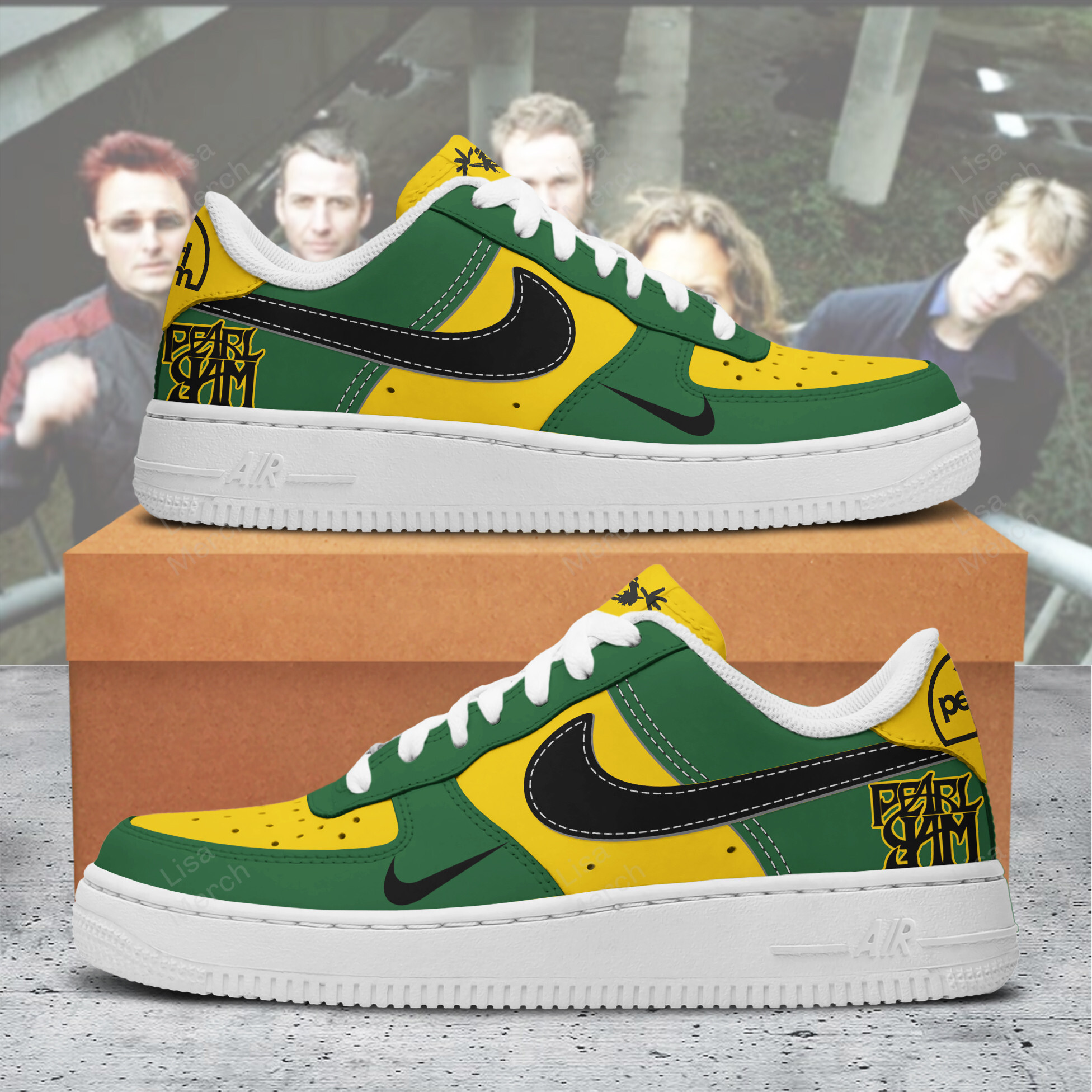 JWFancy Pearl Jam Air Low-Top Sneakers Shoes For Men And Women