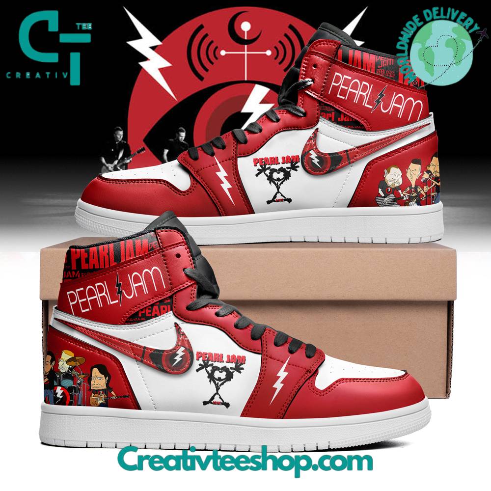JWFancy Pearl Jam AJ1 High Sneakers Shoes For Men And Women