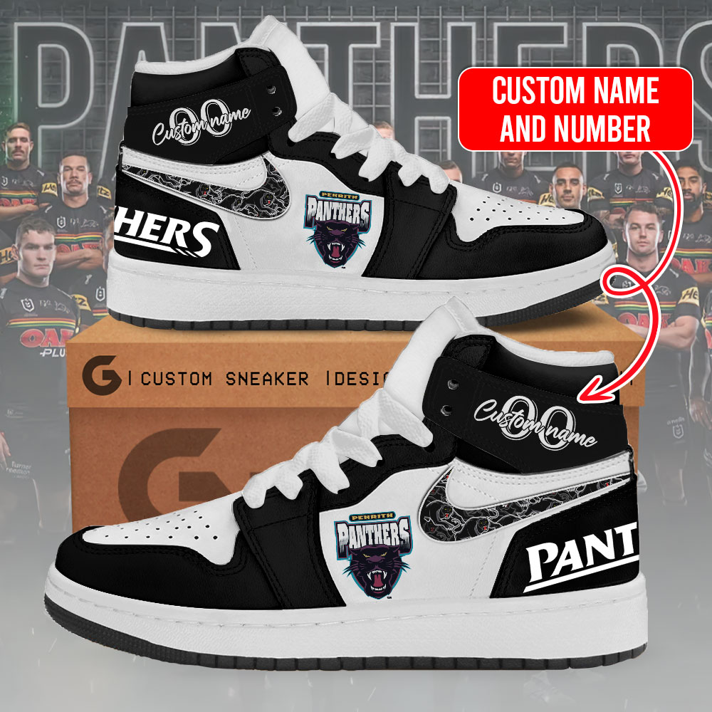 JWFancy Penrith Panthers AJ1 High Sneakers Shoes For Men And Women
