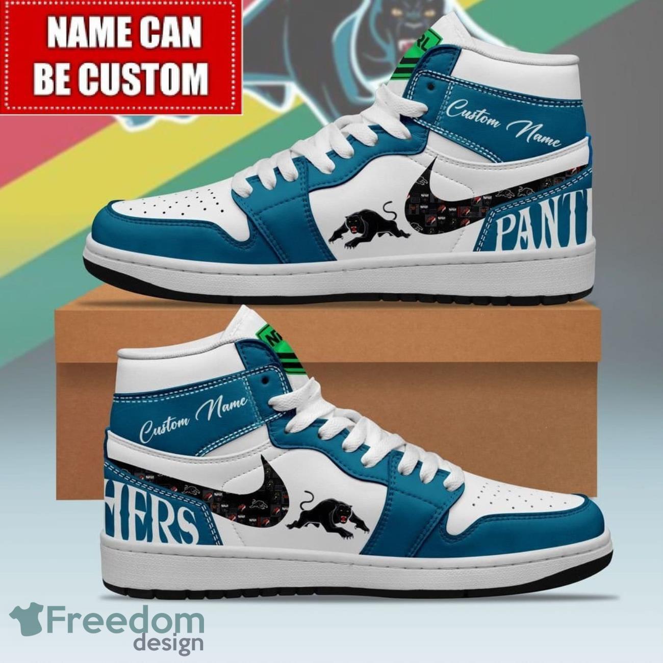 JWFancy Penrith Panthers AJ1 High Sneakers Shoes For Men And Women