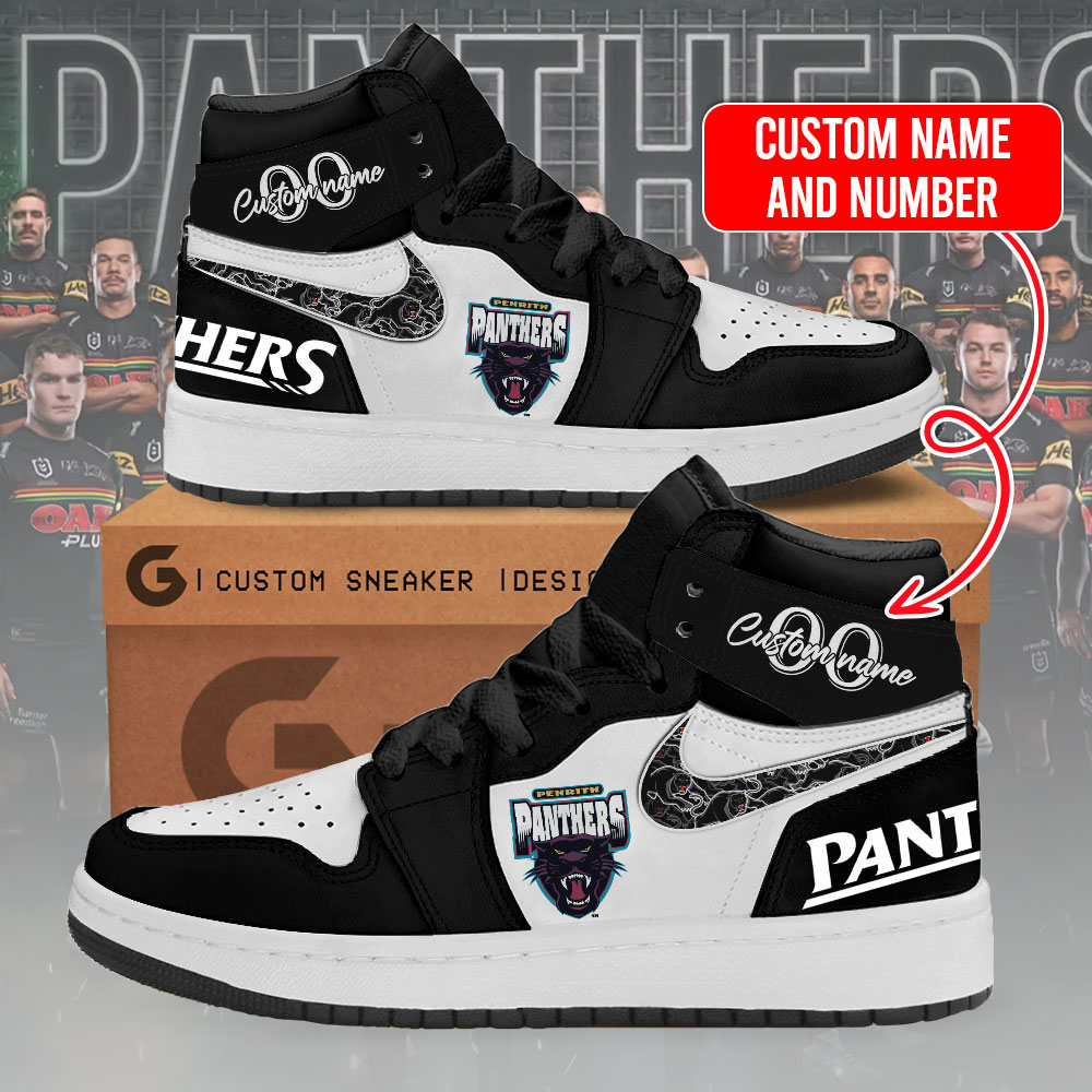 JWFancy Penrith Panthers AJ1 High Sneakers Shoes For Men And Women
