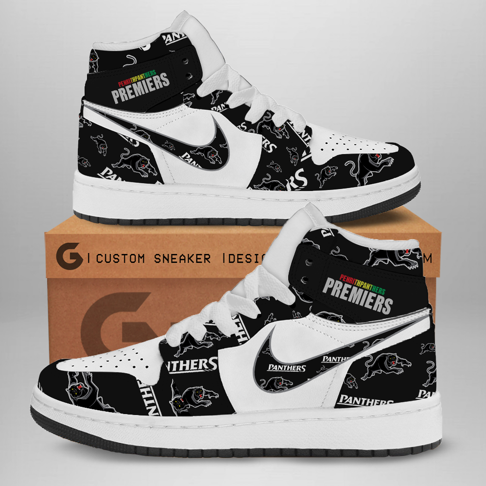 JWFancy Penrith Panthers AJ1 High Sneakers Shoes For Men And Women