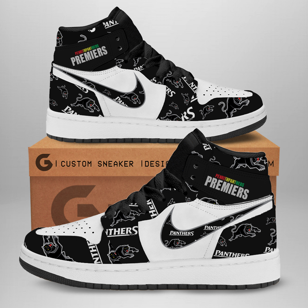 JWFancy Penrith Panthers AJ1 High Sneakers Shoes For Men And Women