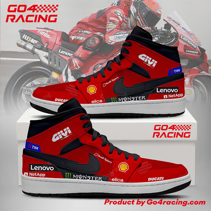 JWFancy Pertamina Enduro VR46 AJ1 High Sneakers Shoes For Men And Women