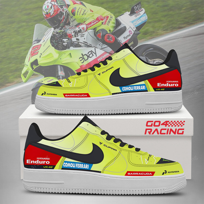 JWFancy Pertamina Enduro VR466 Air Low-Top Sneakers Shoes For Men And Women