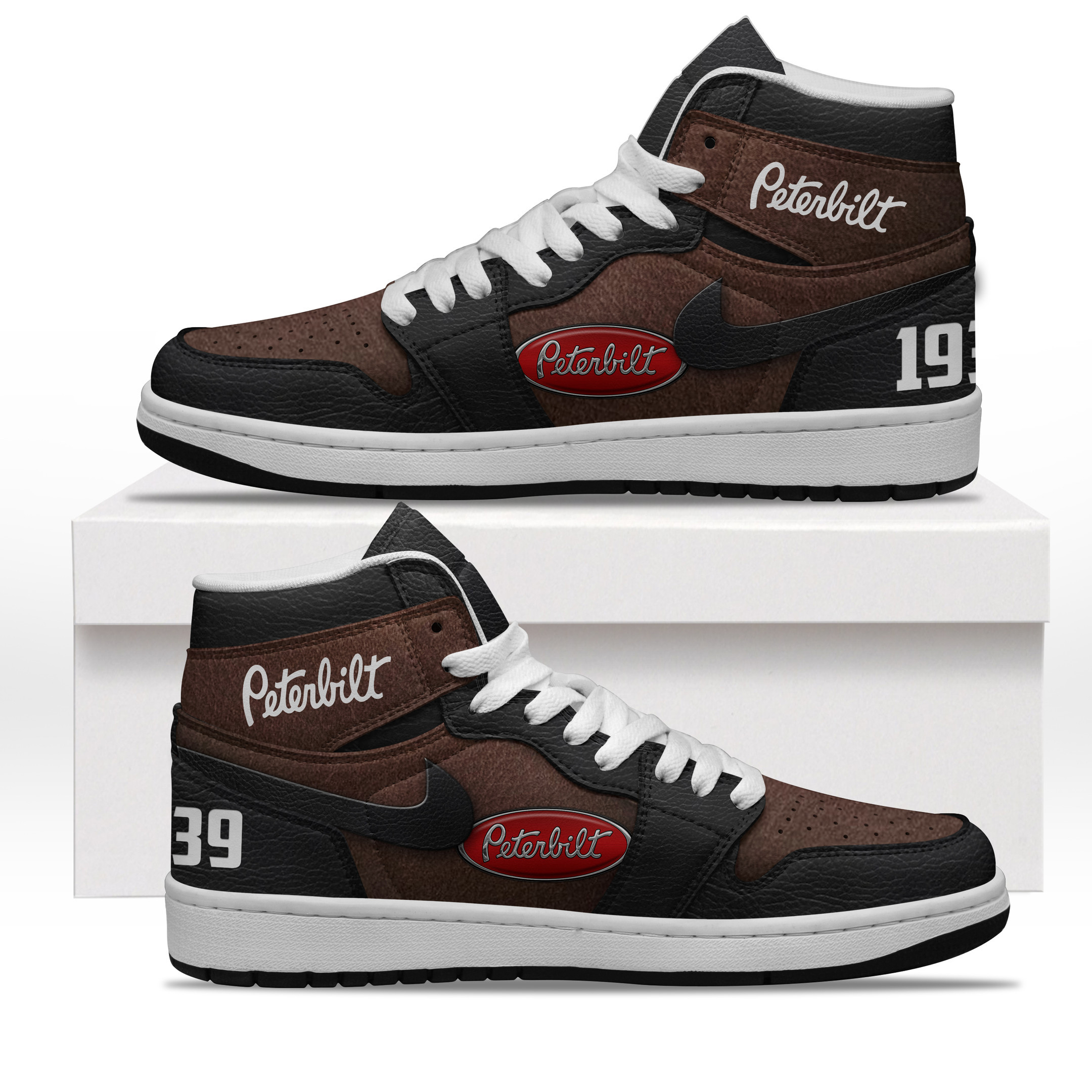 JWFancy Peterbilt High Sneakers Shoes For Men And Women