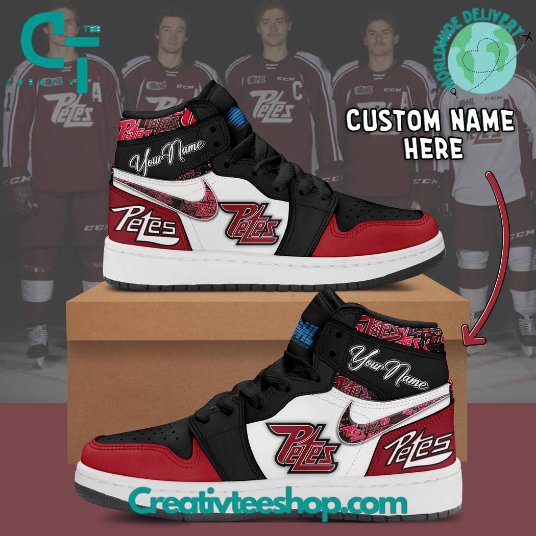 JWFancy Peterborough Petes AJ1 High Sneakers Shoes For Men And Women