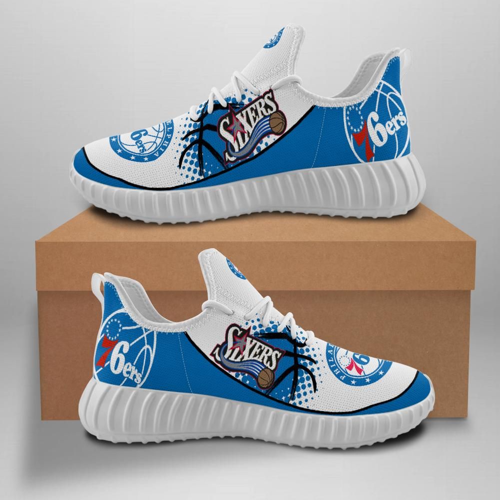 JWFancy Philadelphia 76ers Reze Sneakers Shoes For Men And Women