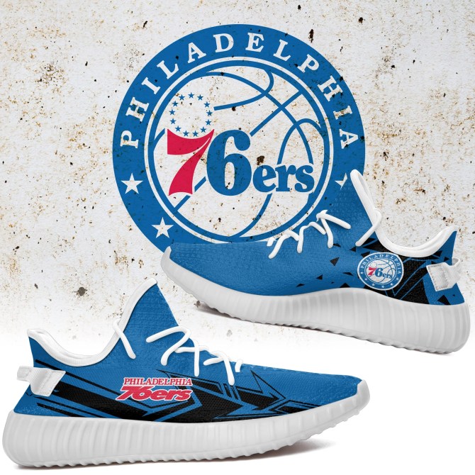 JWFancy Philadelphia 76ers Yeezy Boost Shoes For Men And Women