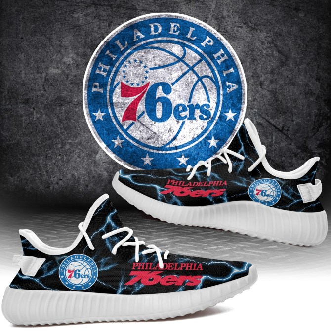 JWFancy Philadelphia 76ers Yeezy Boost Shoes For Men And Women