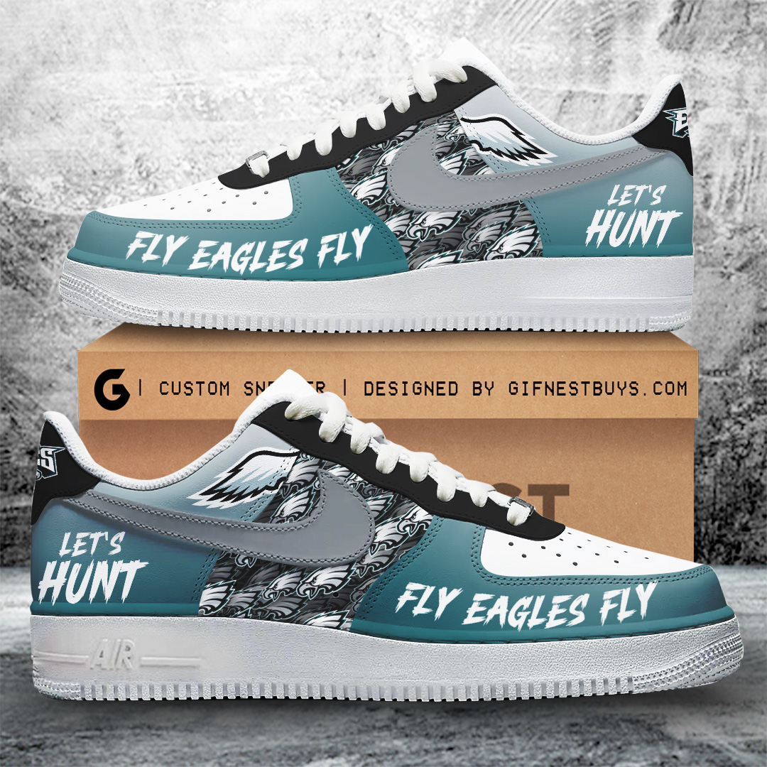 JWFancy Philadelphia Eagles Air Low-Top Sneakers Shoes For Men And Women