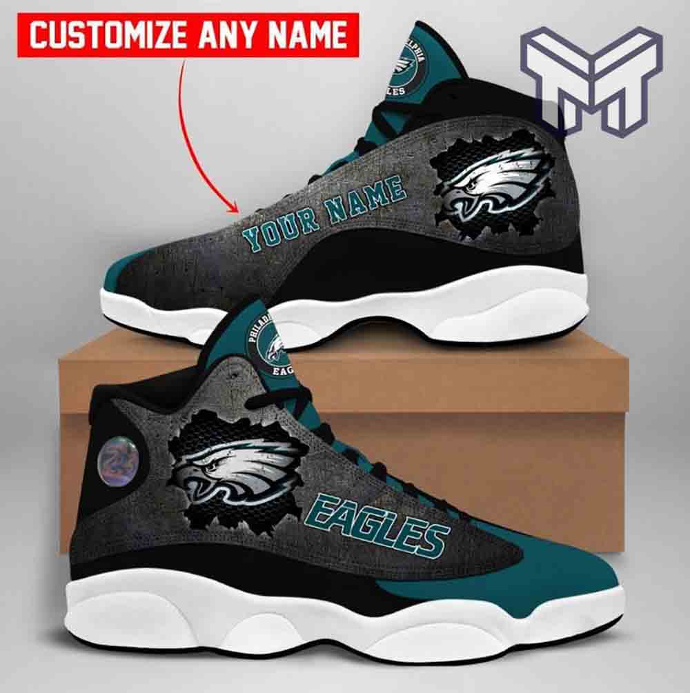 JWFancy Philadelphia Eagles AJ13 Sneakers Shoes For Men And Women