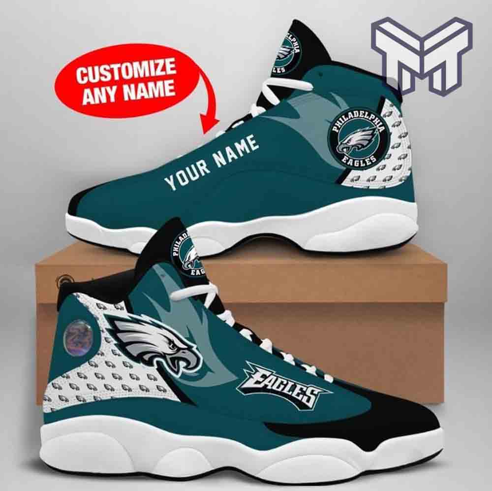 JWFancy Philadelphia Eagles AJ13 Sneakers Shoes For Men And Women