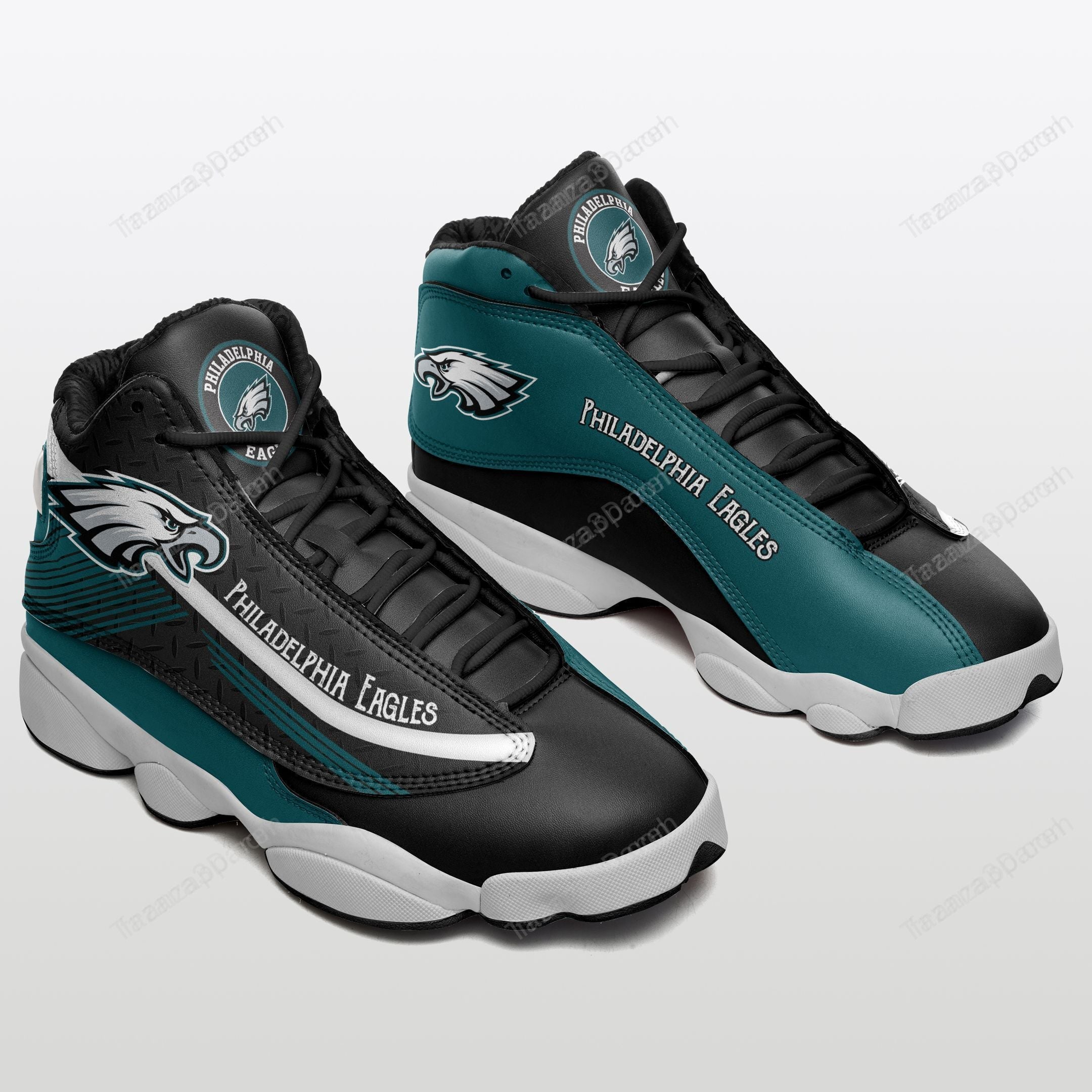 JWFancy Philadelphia Eagles AJ13 Sneakers Shoes For Men And Women