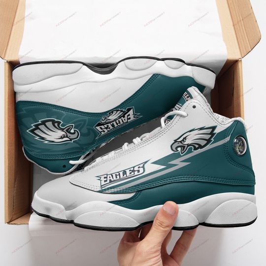 JWFancy Philadelphia Eagles AJ13 Sneakers Shoes For Men And Women